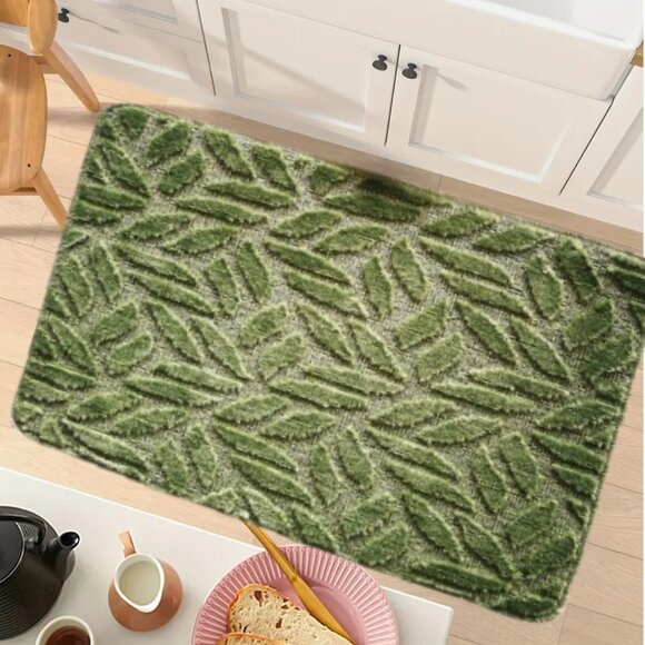 Windsor Green 18X30'' Accent Rug Non-Slip - Picture 3 of 6